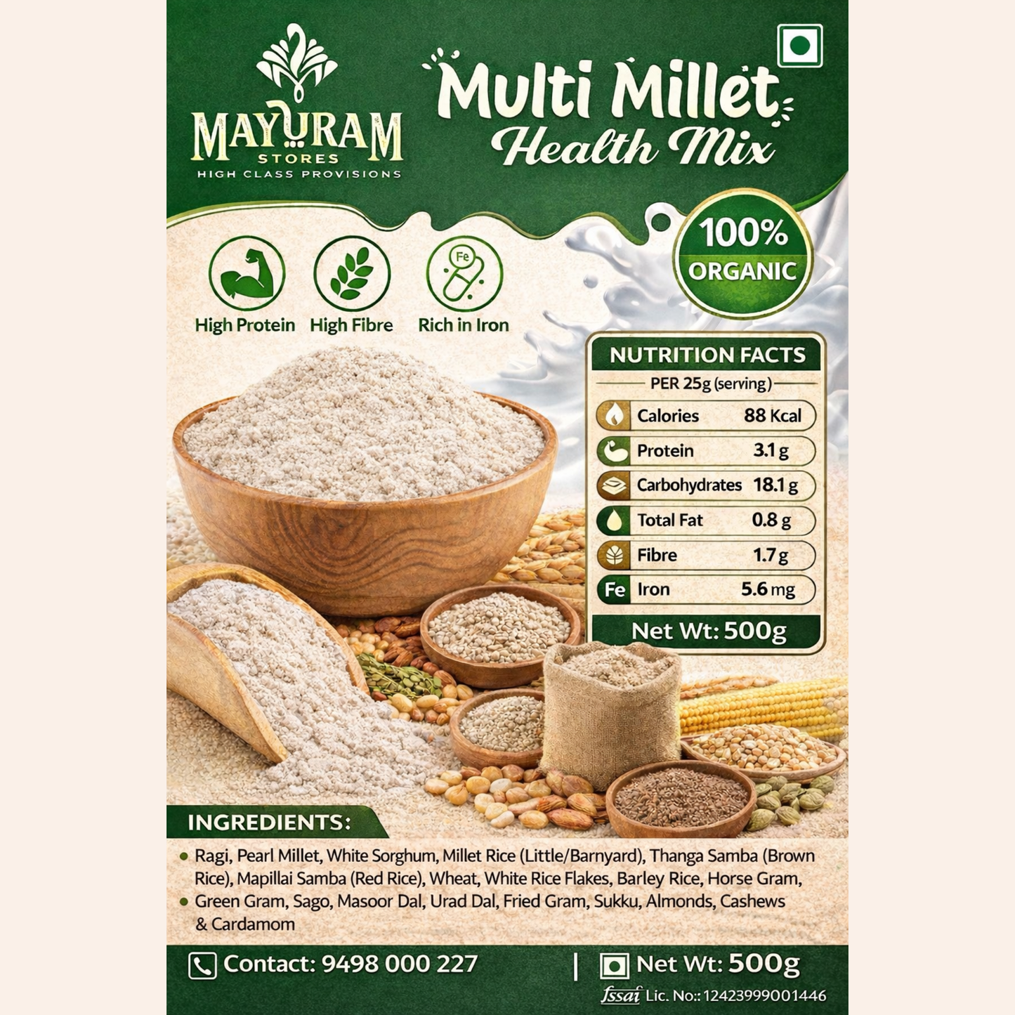 Multi-millet Health mix