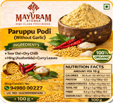 Paruppu  podi (Without Garlic)
